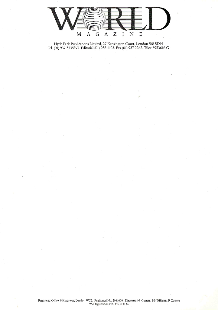 19870331 WM HYDE PARK PUBLICATIONS Orginal post-CAL World Magazine letterhead.jpg